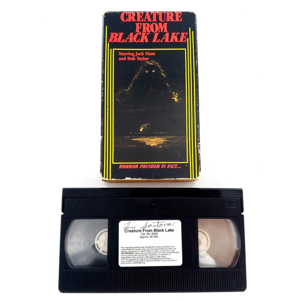 Simitar Entertainment Creature from Black Lake VHS Horror Jack Elam Dub Taylor
